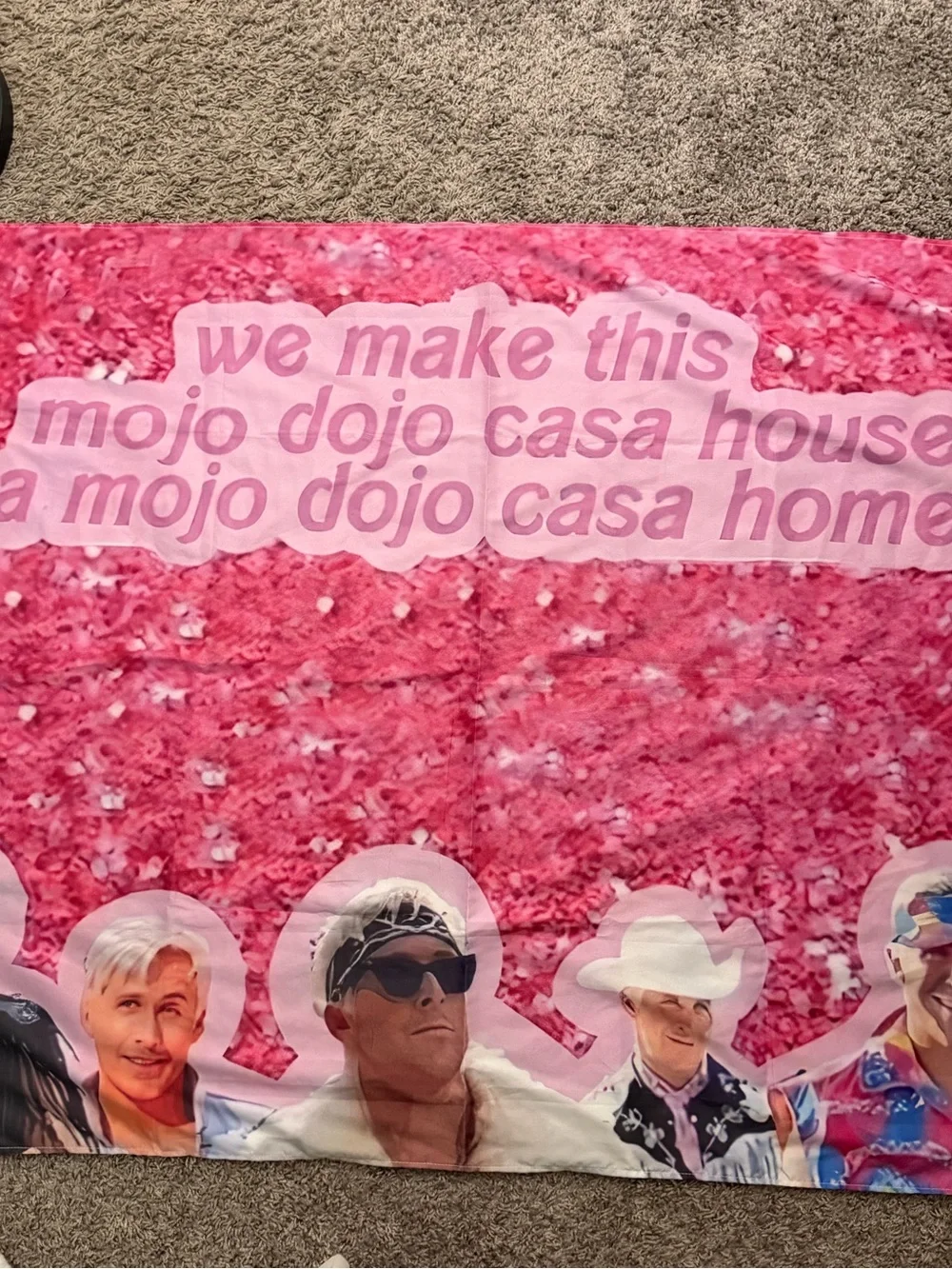 Pink Pop Art Tapestry